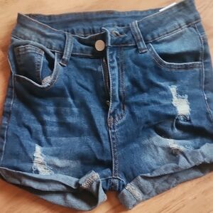 Denim Blue Women's Shorts